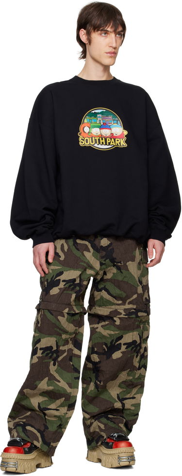 Mikina VETEMENTS Vetements Runway 'South Park' Oversized Sweatshirt Čierna | UA66CW610B, 3