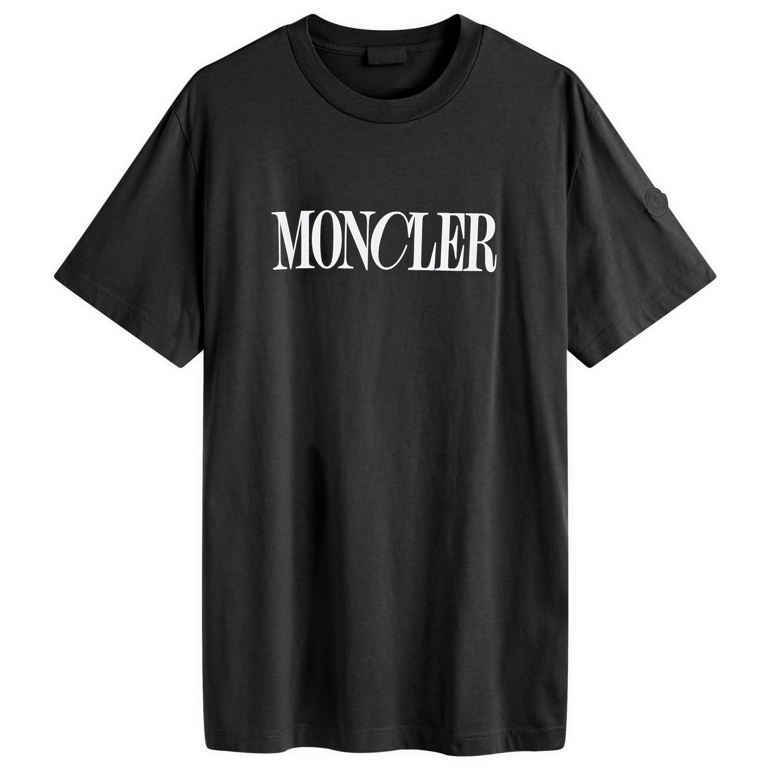 Tričko Moncler T-Shirt Logo Čierna | 8C000-31-89A17-999, 0