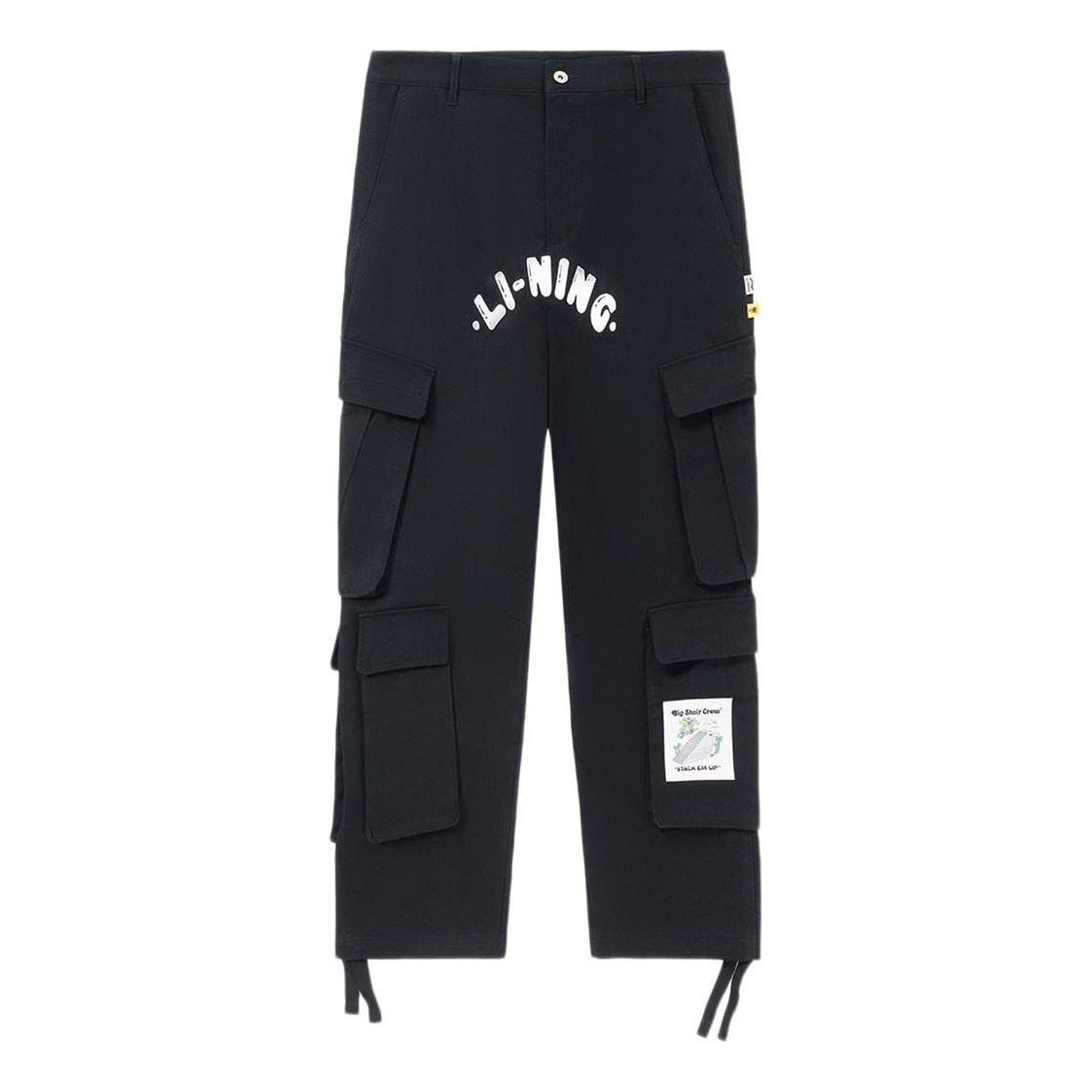 Cargo nohavice Li-Ning Steven Harrington Graphic Cargo Pants Čierna | AKXR609-2, 0