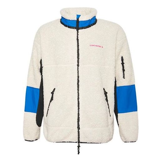 Bomber bunda Converse Converse Sherpa Fleece Jacket Béžová | 10018039-101