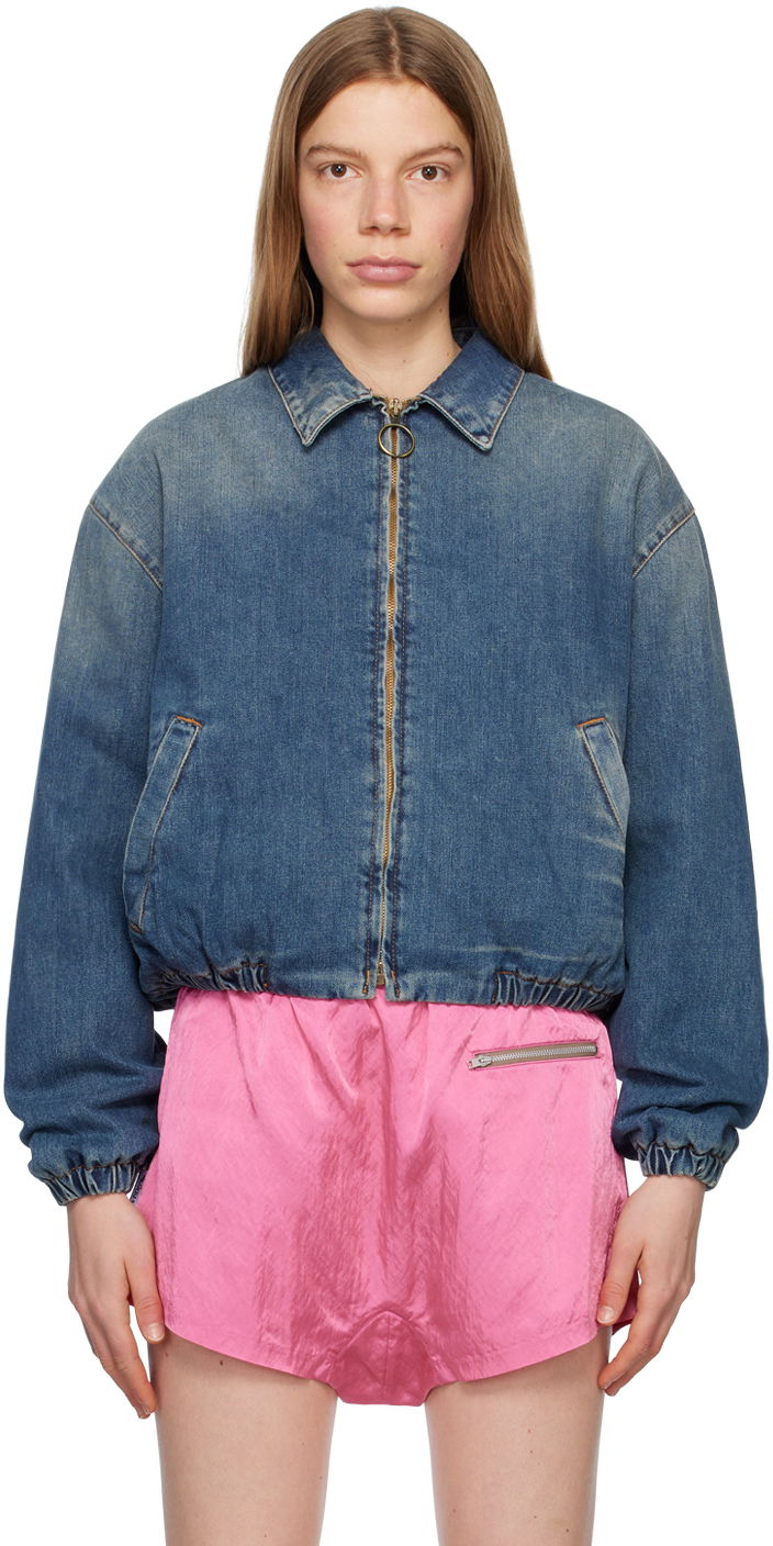 Bunda Acne Studios Padded Denim Jacket Navy | B90662-, 0