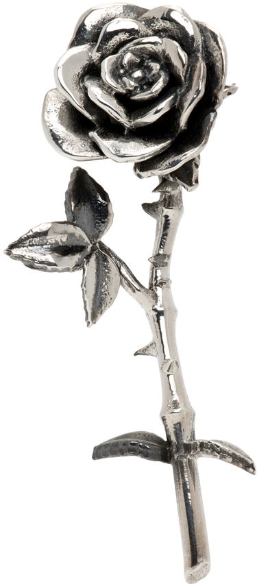Náušnice Enfants Riches Déprimés Silver Rose Single Earring Metalická | 140-198, 0