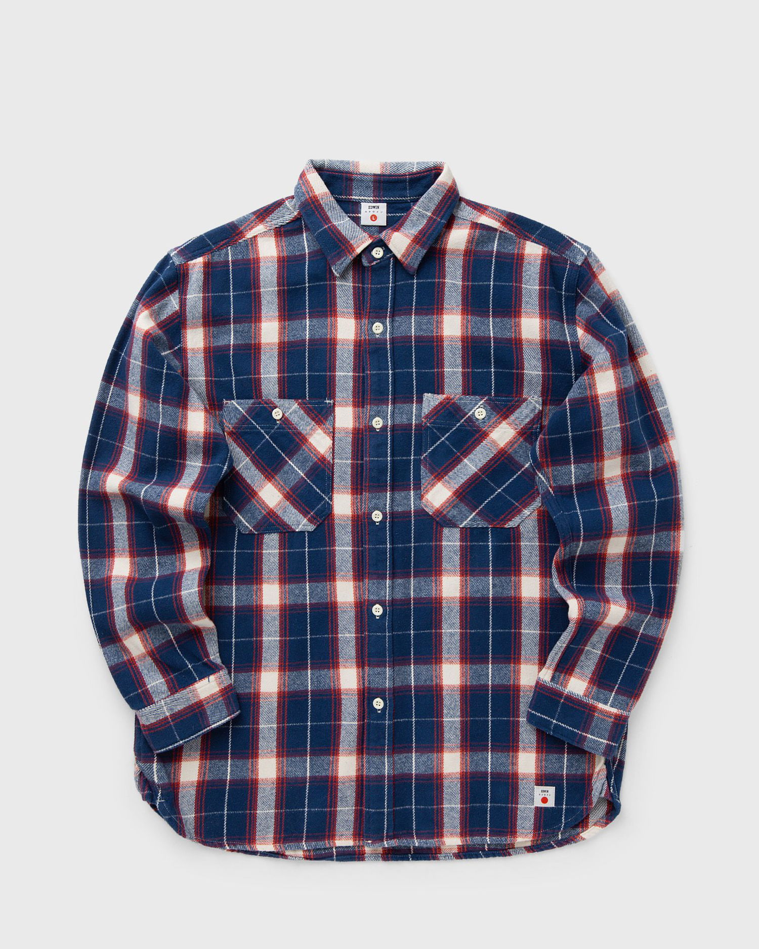 Košeľa EDWIN Plaid Flannel Work Shirt Long Sleeve Rôznofarebný | I035870-NRM67, 0