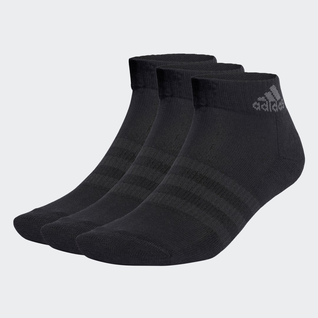 Ponožky adidas Performance Cushioned Sportswear Ankle Socks Čierna | IA3947, 1