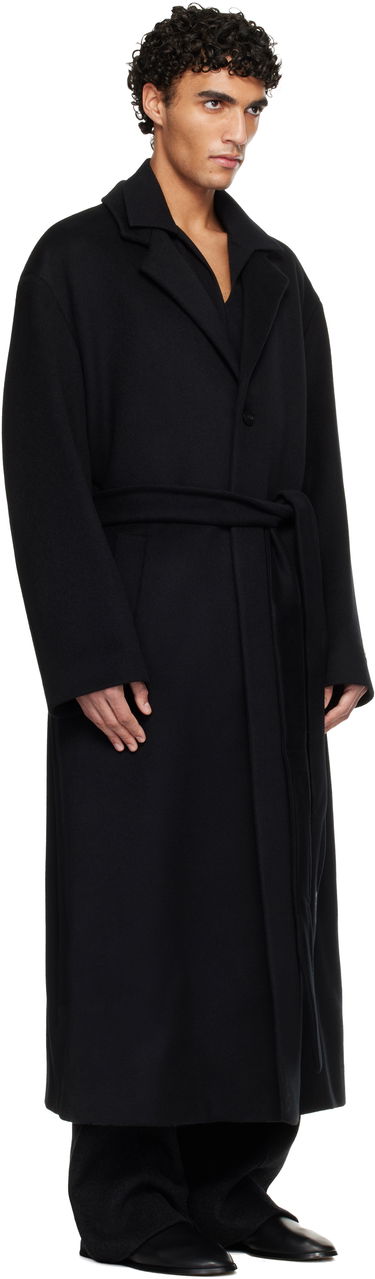 Kabáty Fear of God Relaxed Fit Belted Coat Čierna | FG25FW64-645MEL-001, 3