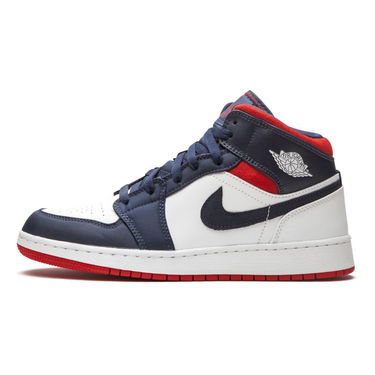 Tenisky a topánky Jordan Air Jordan 1 Mid GS "USA Olympic" Modrá | BQ6931-104, 0