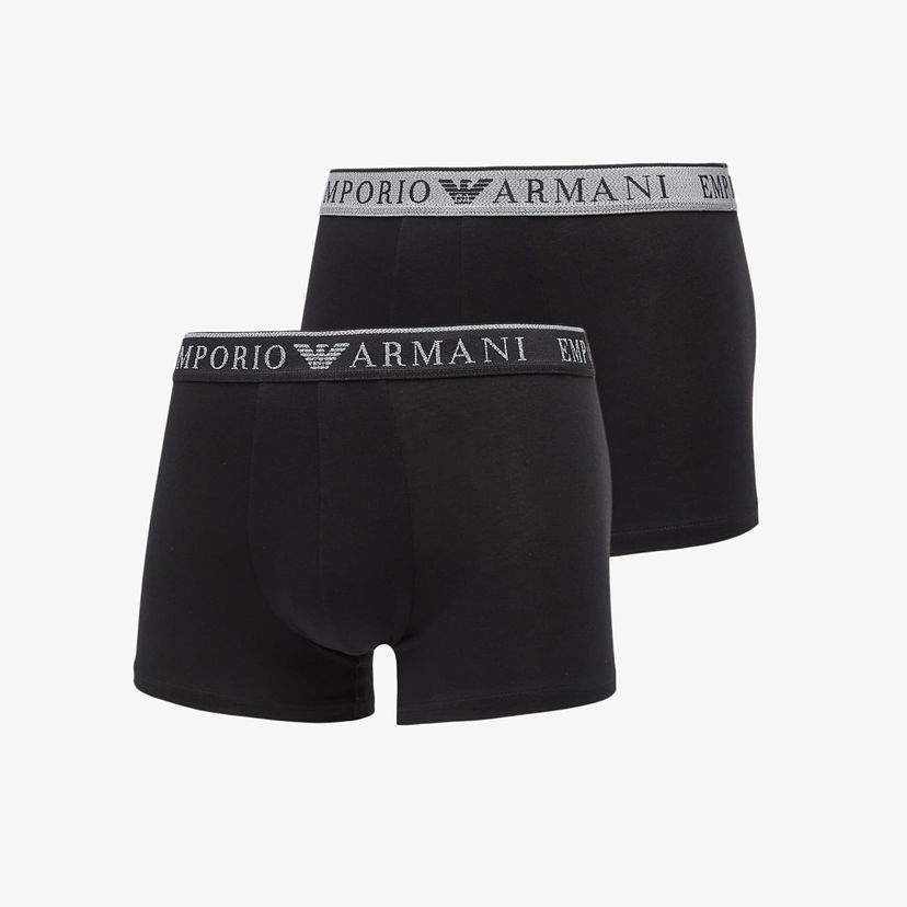 Boxerky Emporio Armani Emporio Armani Two-Pack Trunks Čierna | EM000252AF10776MC108