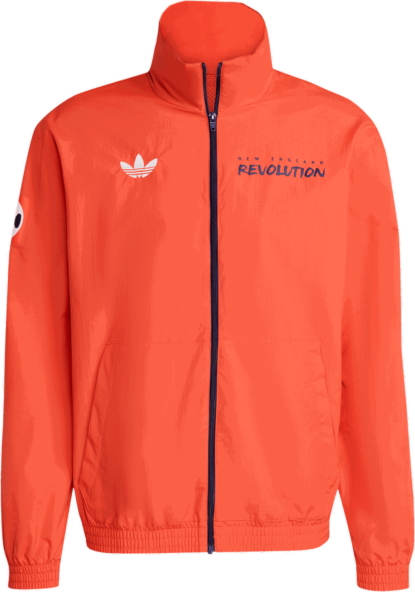 Bunda adidas Originals New England Revolution Anthem Jacket Oranžová | jm5023