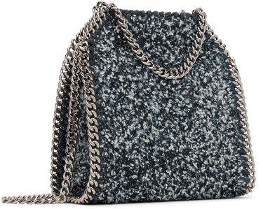Taška cez rameno Stella McCartney Stella McCartney Falabella Bouclé Shoulder Bag Modrá | 391698WP0446, 2