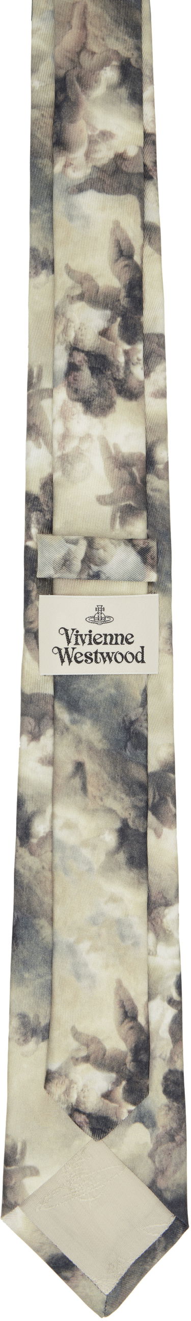Šál Vivienne Westwood Vivienne Westwood Cherubs Tie 7 cm Béžová | 81050001-W015Q-, 1