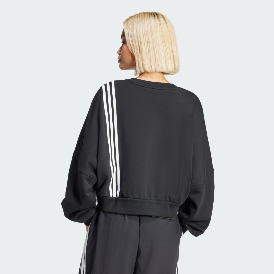 Mikina adidas Performance Adibreak Cropped Sweatshirt Čierna | JD0189, 1