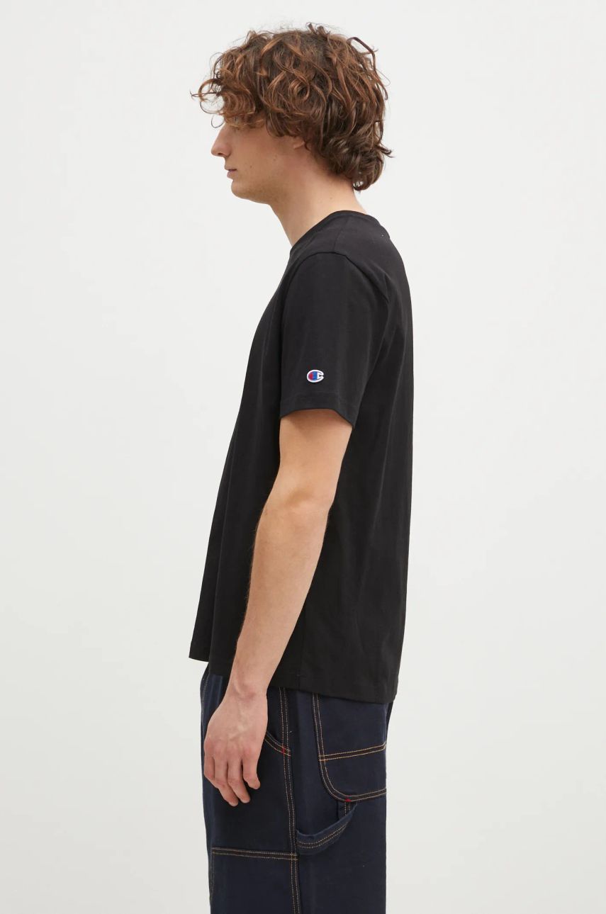Tričko Champion Crewneck T-Shirt Čierna | 220713, 1