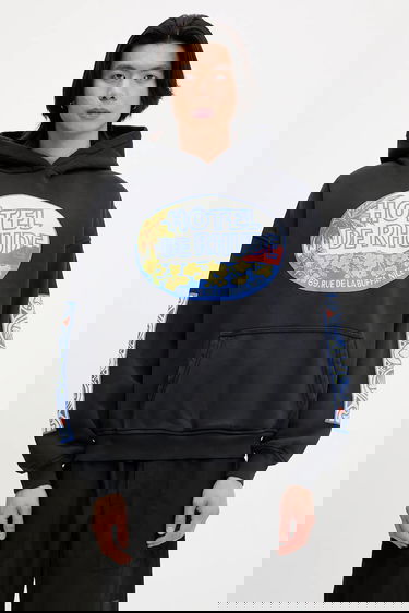 Mikina Rhude RHUDE Hotel Print Hoodie Čierna | RHSS25HO01012, 0