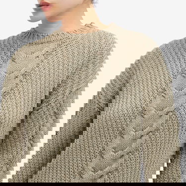Sveter Max Mara Acciaio Cable Knit Jumper Zelené | 2411361213600-005, 5