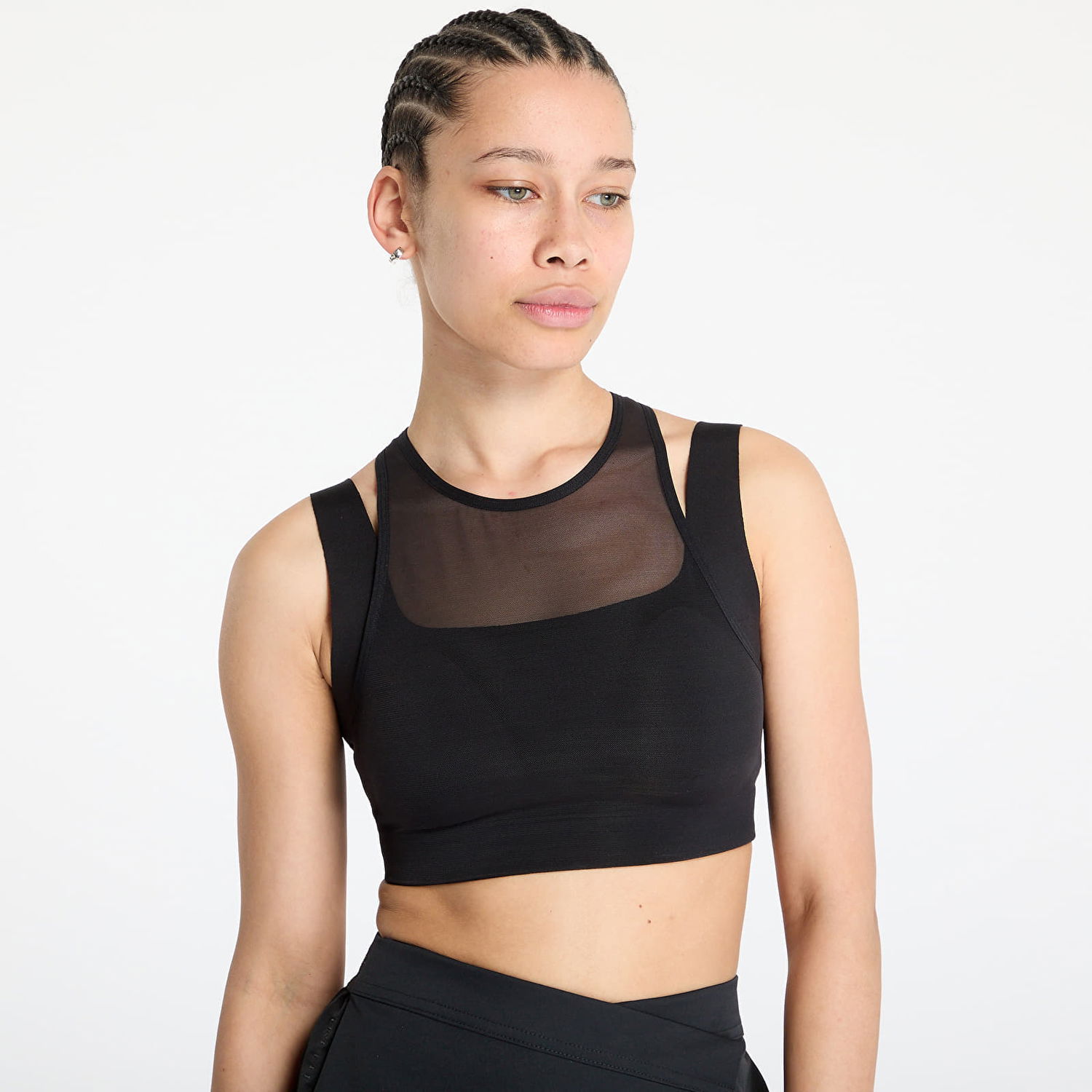 Sukňa The North Face The North Face Refina Double-Layer Sports Bra Čierna | NF0A891KJK31, 1