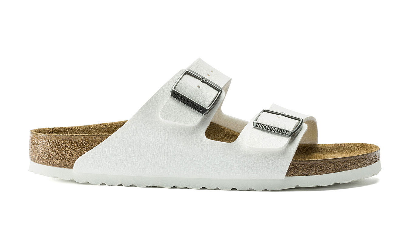 Tenisky a topánky Birkenstock Arizona Birko-Flor White Narrow Fit Biela | 552683, 0