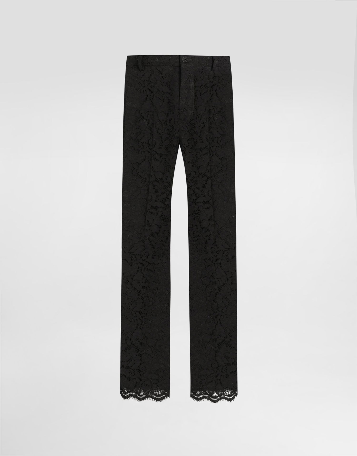 Nohavice Dolce & Gabbana Dolce & Gabbana Cordonetto Lace Trousers Čierna | GP07CTHLM5EN0000, 0