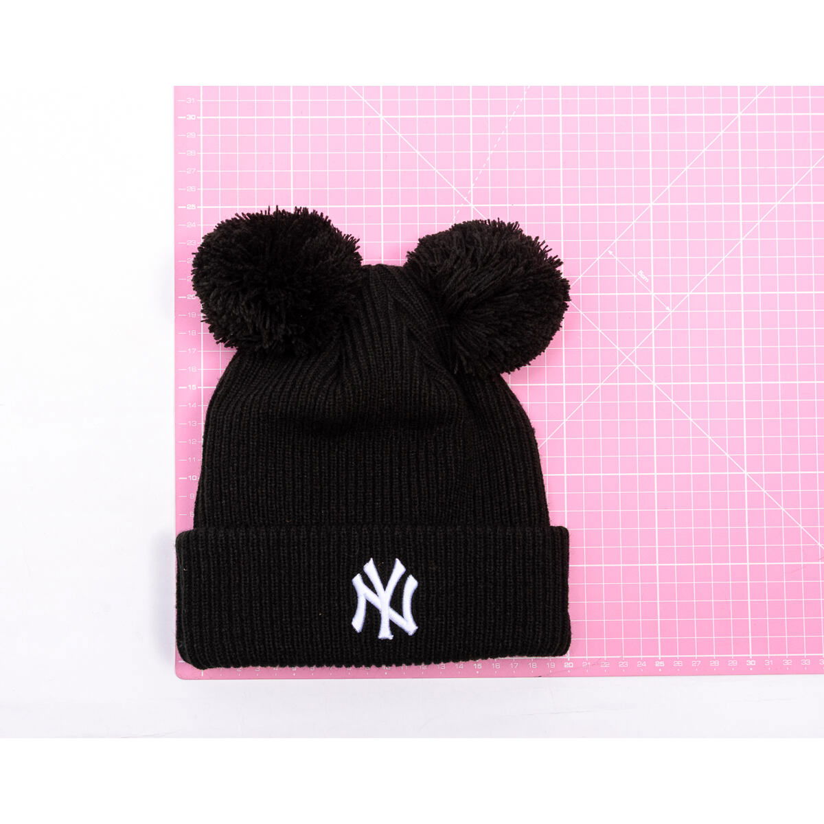 Kulicha New Era MLB Double Pom Beanie NY Yankees One Size (56-59 cm) Čierna | 60691354, 1