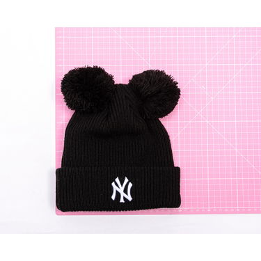 Kulicha New Era MLB Double Pom Beanie NY Yankees One Size (56-59 cm) Čierna | 60691354, 1