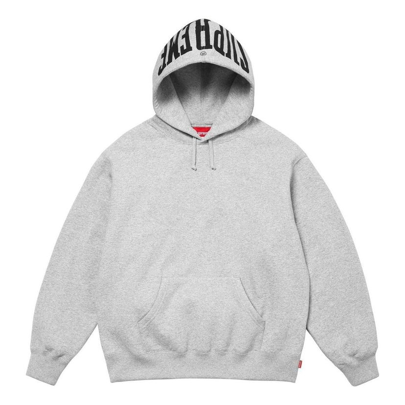 Mikina Supreme Mirrored Logo Hooded Sweatshirt Šedá | SUP-SS24-135