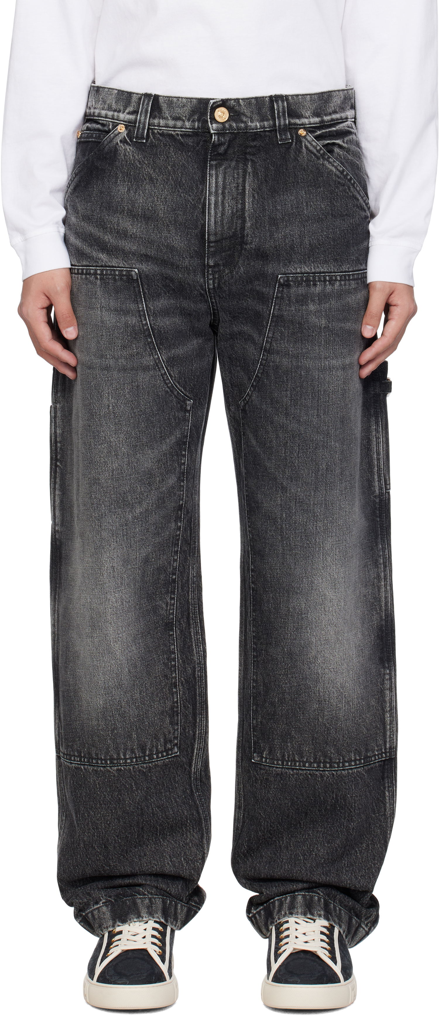 Džínsy Versace Versace Carpenter Jeans Čierna | 1017860_1A13718, 0