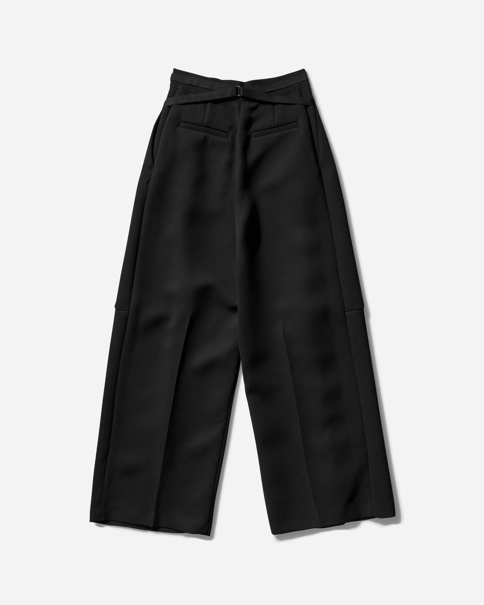 Crepe Wide-Leg Pants