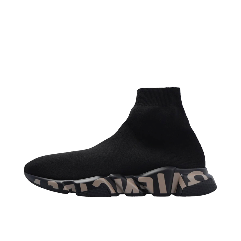 Tenisky a topánky Balenciaga Speed Graffiti Trainers "Black/Dark Beige" Čierna | 645334W2DB71910