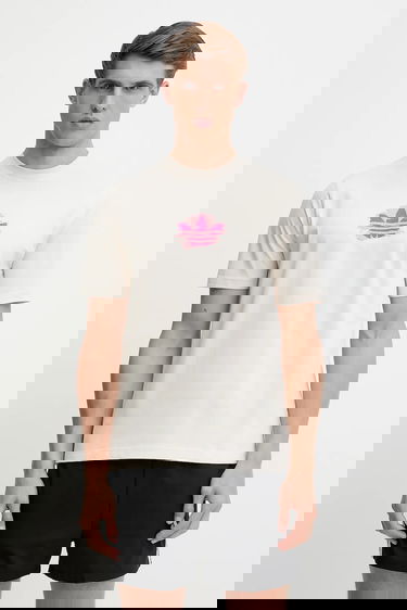 Tričko adidas Originals Cotton Graphic T-Shirt Originals Béžová | KC4943, 0