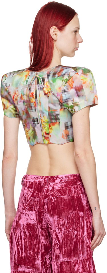 Crop Top Collina Strada Collina Strada Ava Floral Print Cropped Blouse Rôznofarebný | XX3282, 2