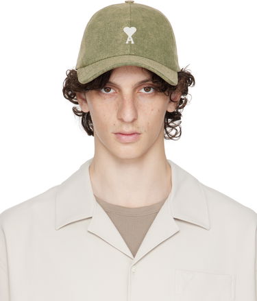 Šiltovka AMI AMI Paris Ami de Coeur Cotton Cap Zelené | UCP022.DE0064, 0