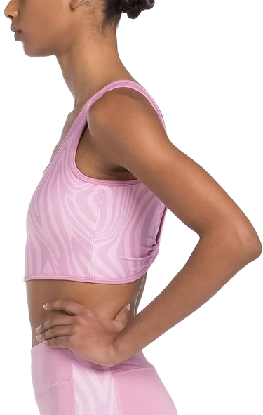 Podprsenka Reebok Reebok Safari Poly Sports Bra Ružová | 100076290, 3