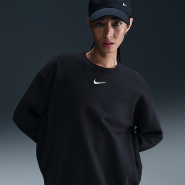 Sveter Nike Sportswear Phoenix Fleece Crewneck Sweatshirt Čierna | FZ4270-010, 0