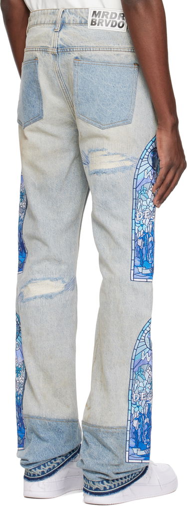 Džínsy Who Decides War Who Decides War Winter Mechanic Jeans Modrá | 1121200008SS25, 2
