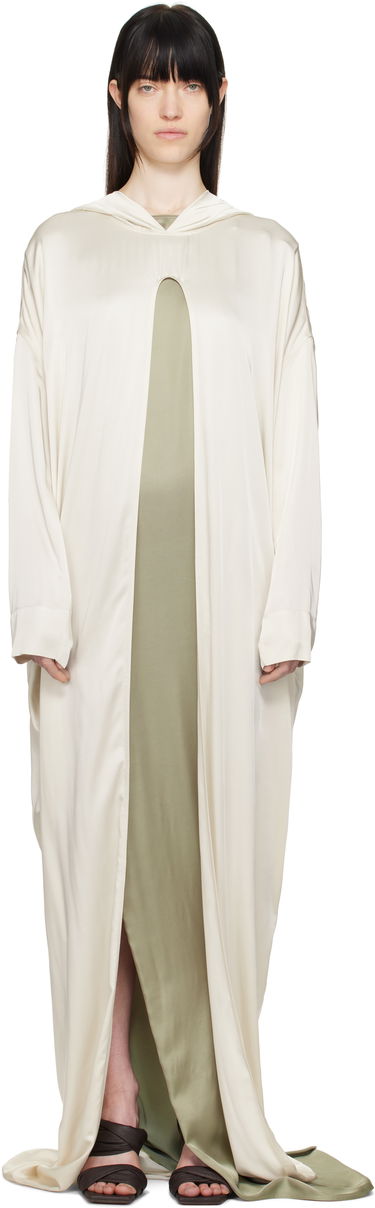 Šaty Rick Owens Rick Owens Hollywood Peter Cloak Maxi Dress Béžová | RP01E7901 SCH, 0