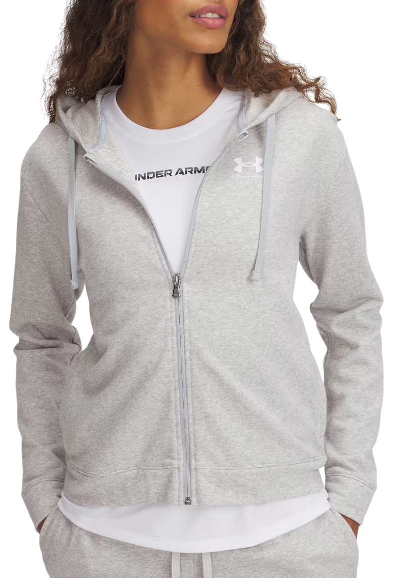 Mikina Under Armour Rival Terry Full Zip Hoodie Šedá | 6005509-011, 0