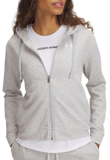 Mikina Under Armour Rival Terry Full Zip Hoodie Šedá | 6005509-011, 0