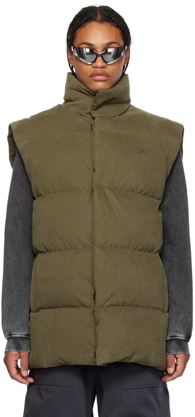 Vesta We11done We11done Quilted Down Vest Zelené | WD-PV3-23-030-U-KK, 0