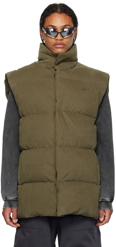 Vesta We11done We11done Quilted Down Vest Zelené | WD-PV3-23-030-U-KK, 0