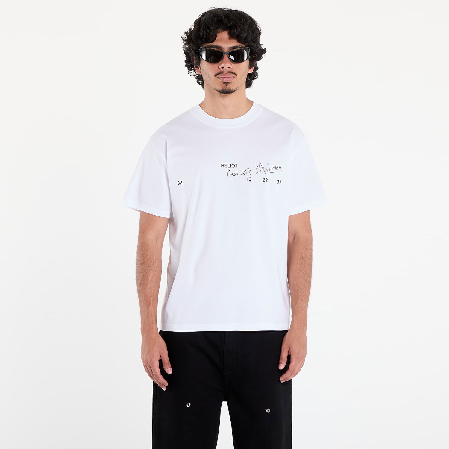 Tričko HELIOT EMIL HELIOT EMIL Fulgens T-Shirt Biela | PREAW25_M_09_141_WHT02, 0