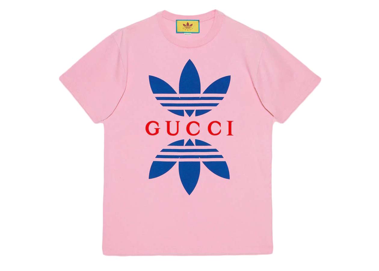 Tričko Gucci adidas x Cotton Jersey T-Shirt Ružová | ‎548334 XJEMJ 5904, 0