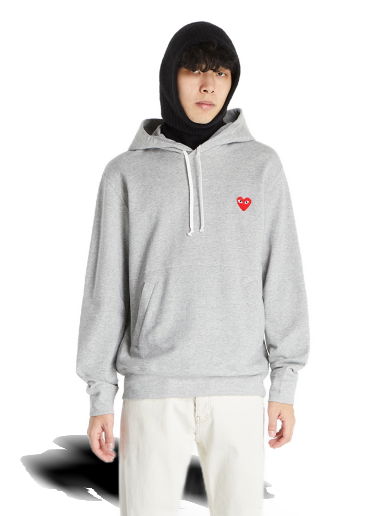 Mikina Comme des Garçons PLAY Hoodie Šedá | AZT170 Gray