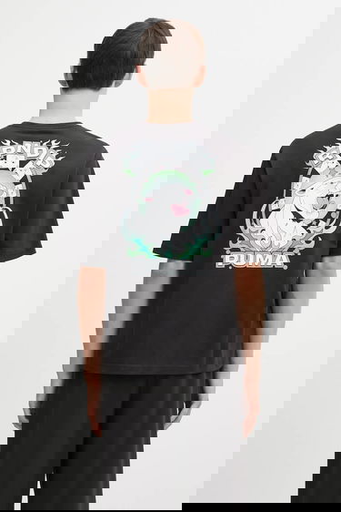 Tričko Puma Cotton T-Shirt with Graphic Back Print Puma x RIPNDIP Čierna | 632413, 0