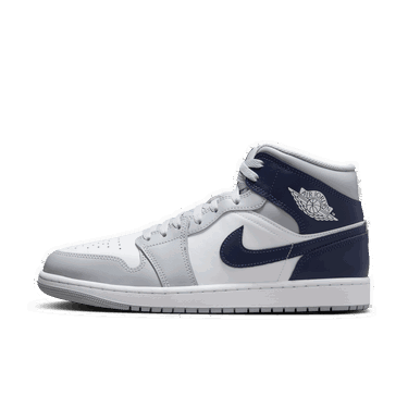 Tenisky a topánky Jordan Air Jordan 1 Mid "Wolf Grey & Midnight Navy" Šedá | DQ8426-104, 4