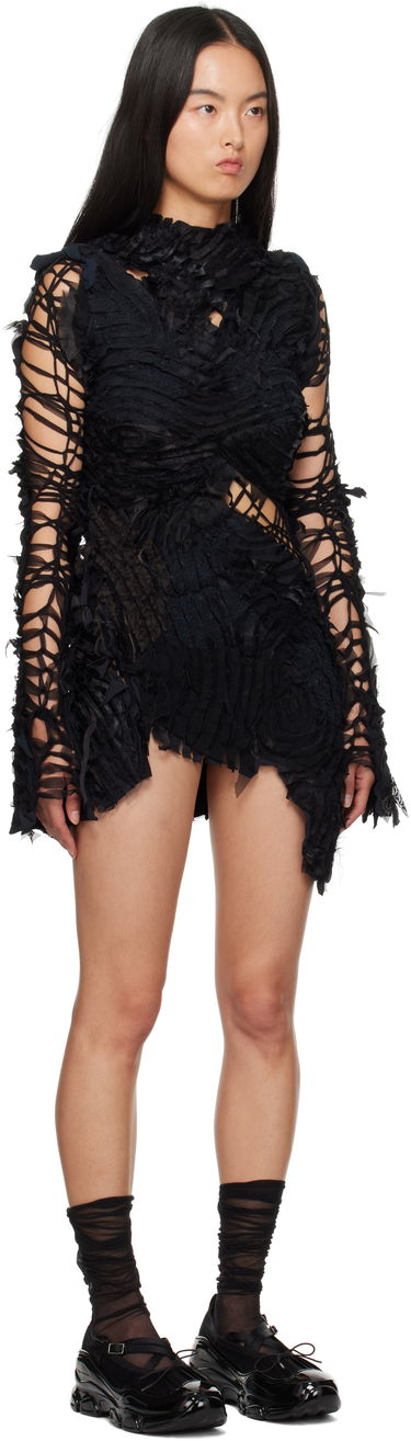 Šaty Collina Strada Collina Strada Chirp Mini Dress Čierna | XX4441, 1