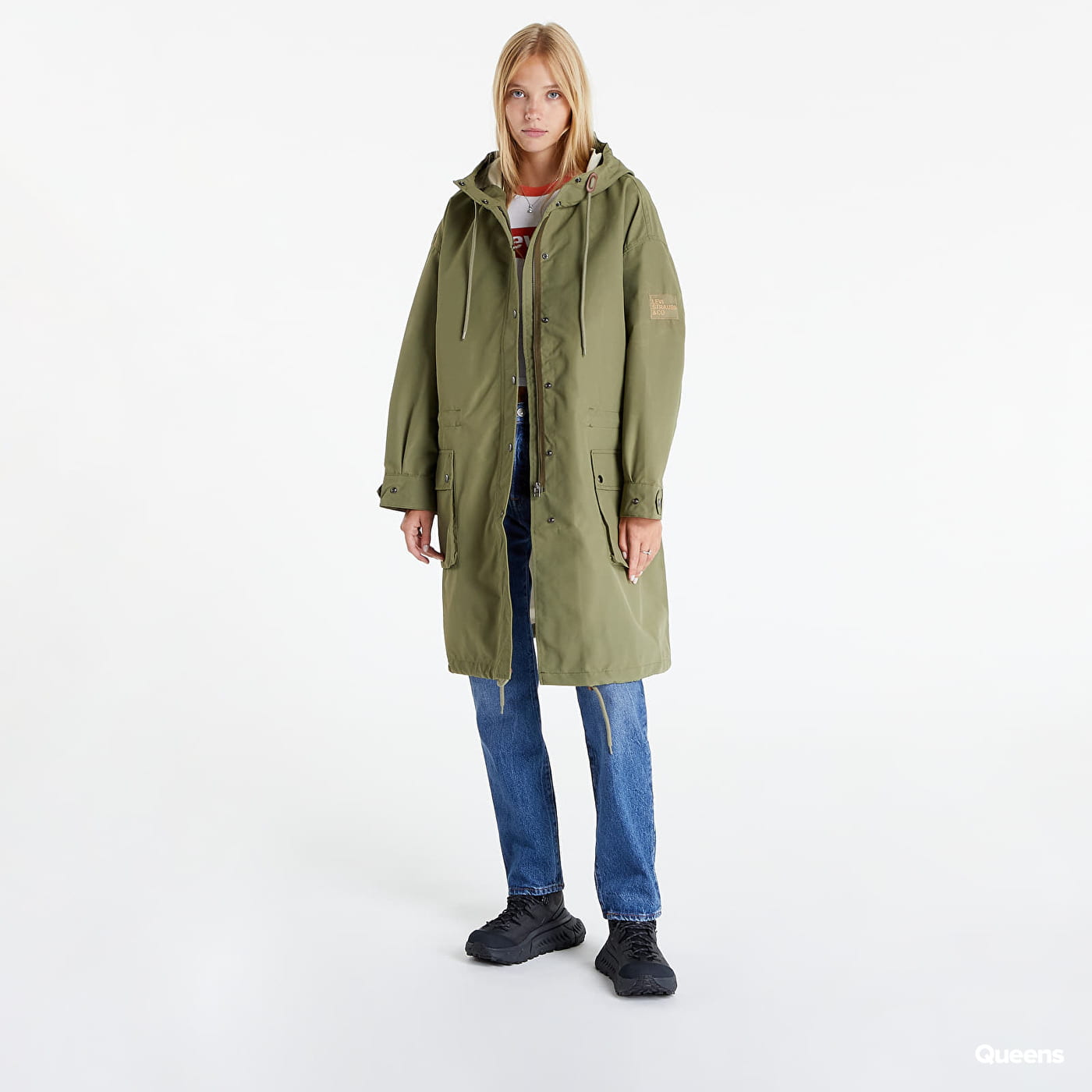 Bunda Levi's Sloan Rain Jacket Zelené | A3248-0000, 0
