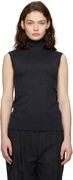 TOTEME Sleeveless Turtleneck Knit Tank Top