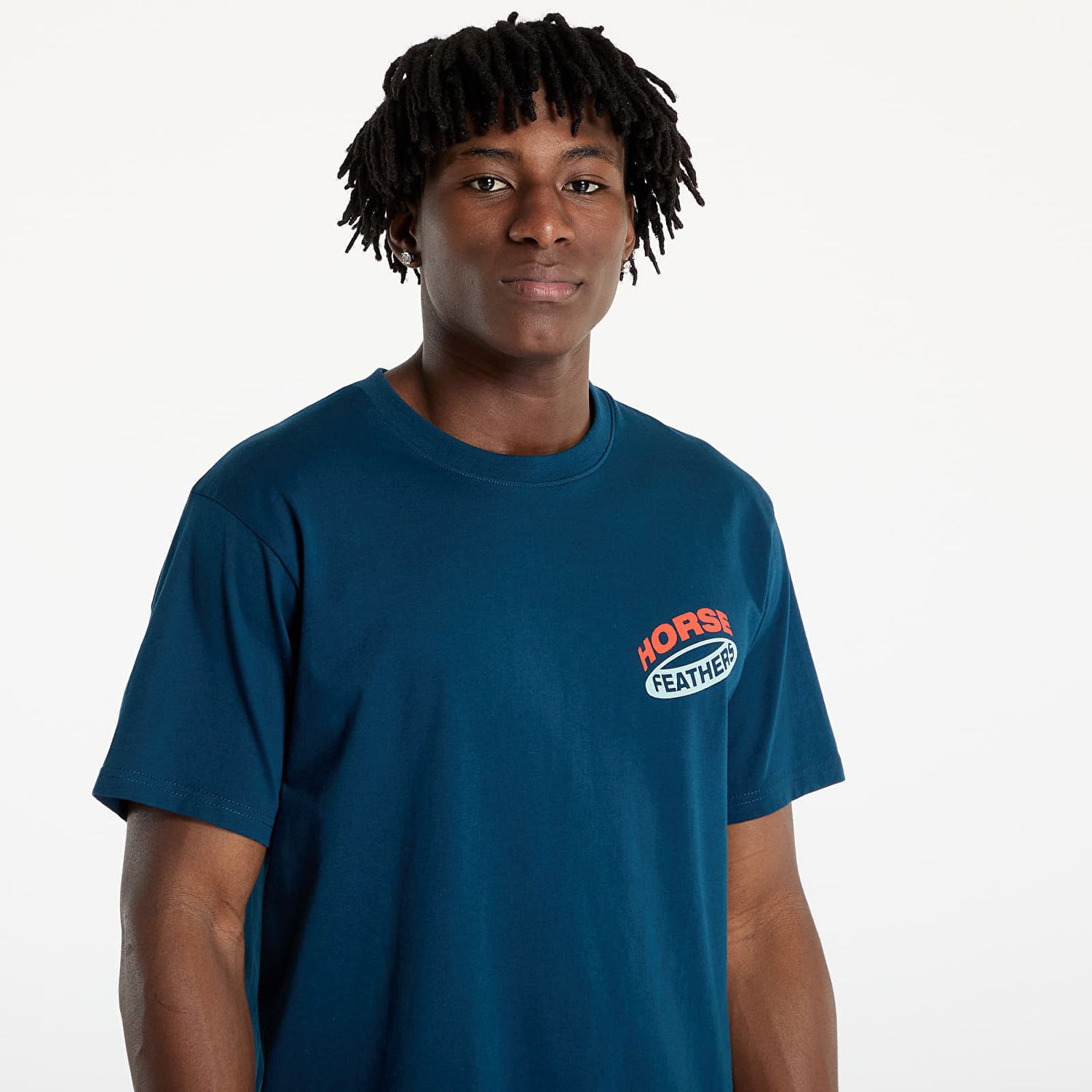 Tričko Horsefeathers Horsefeathers Orbit T-Shirt Modrá | SM1382C, 1