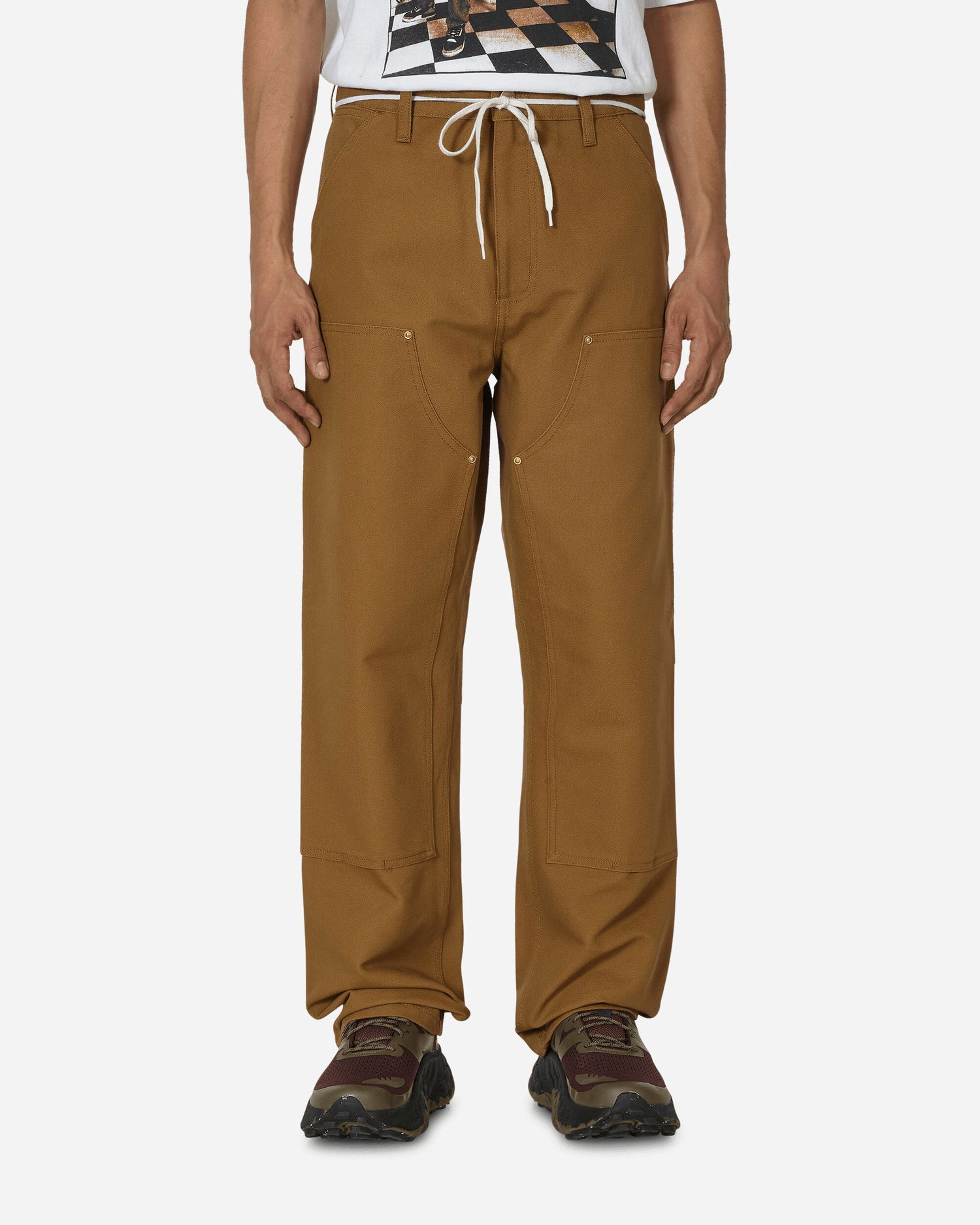 Nohavice Carhartt WIP Double Knee Pants Hnedá | I031501 HZ01, 1