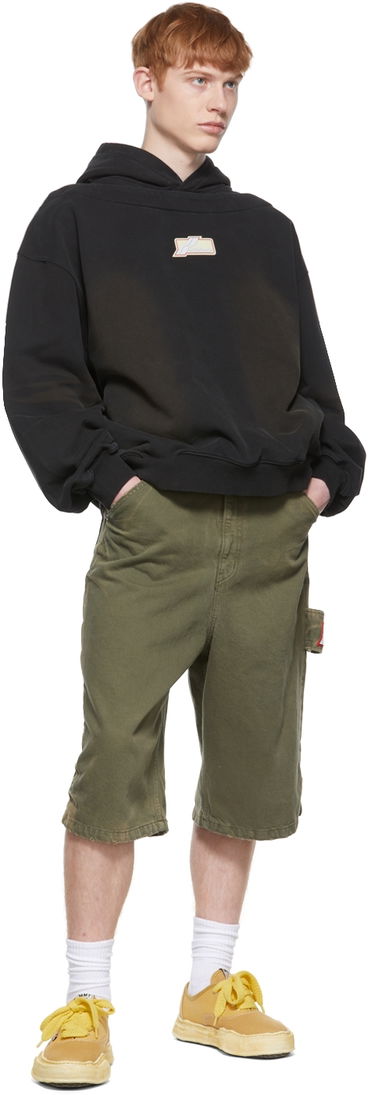 Mikina We11done We11done Cotton Hoodie Čierna | WD-TH1-22-509-U-BK, 3