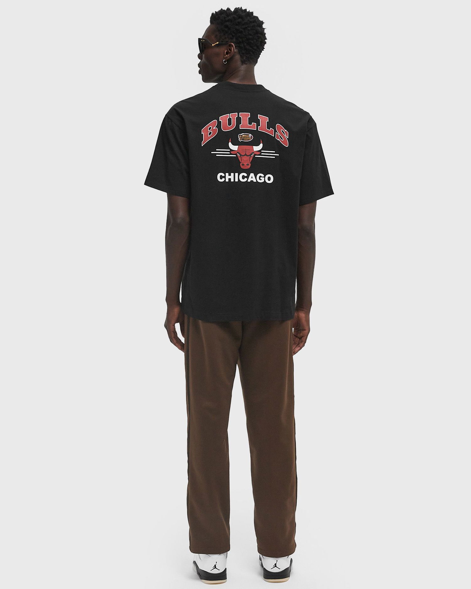 Tričko Mitchell & Ness Mitchell & Ness NBA Chicago Bulls Vintage Logo Pocket T-Shirt Čierna | FC9252-CBUBLCK, 1